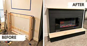 how to build an electric fireplace