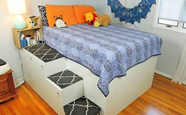 how to build an ikea platform bed