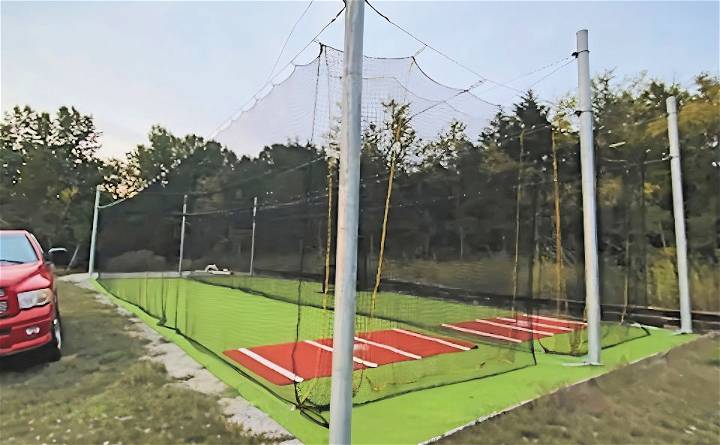 how to build an outdoor batting cage