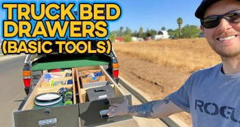 how to build truck bed storage drawers