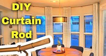 how to build your own curtain rod