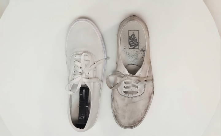 how to clean white shoes