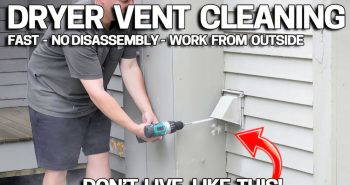 how to clean your own dryer vent