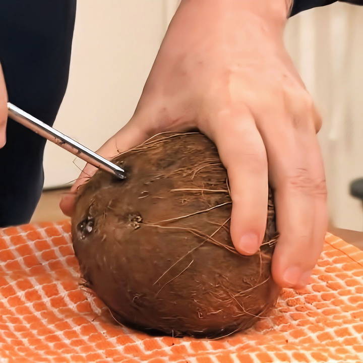 how to crack a coconut