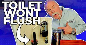 how to fix a toilet that won't flush