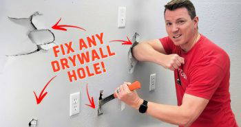 how to fix holes in drywall