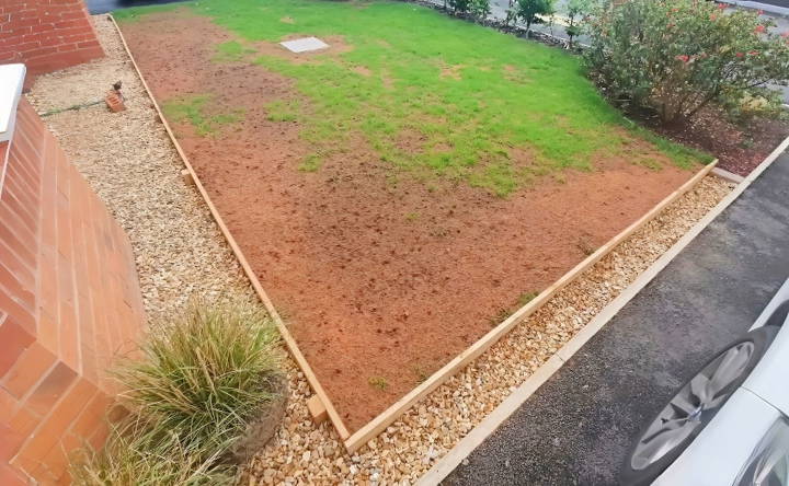 how to install a garden edging with wood