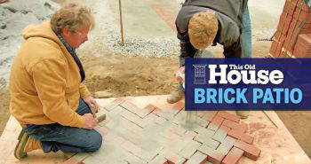 how to lay a new brick patio