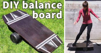 how to make a balance board at home