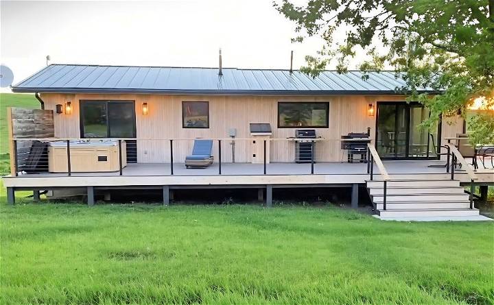 how to make a cable deck railing with metal posts