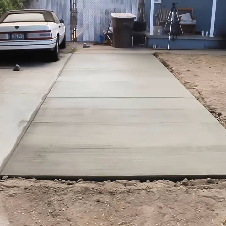 how to make a concrete driveway