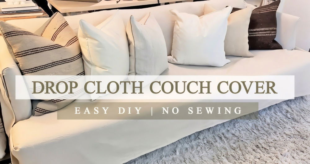 DIY Couch Cover on A Budget