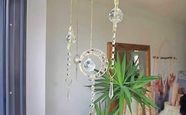 how to make a crystal suncatcher