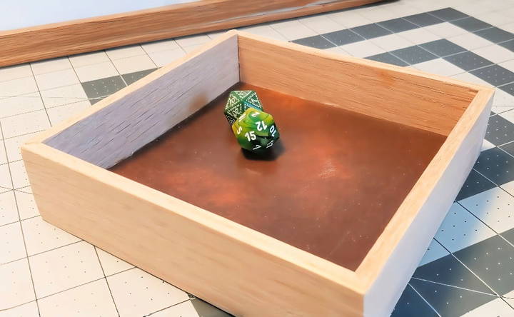 how to make a dice tray