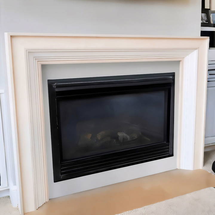 how to make a fireplace surround