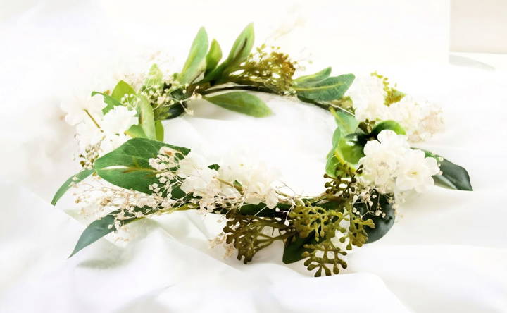 how to make a flower crown