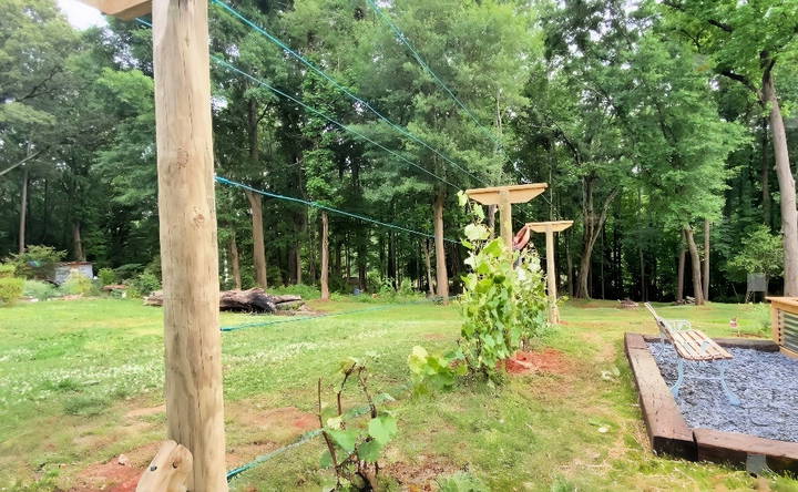 how to make a grape trellis