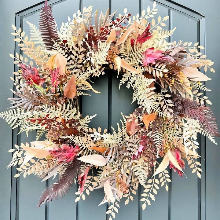 how to make a high end fall wreath