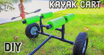 how to make a kayak cart out of pvc