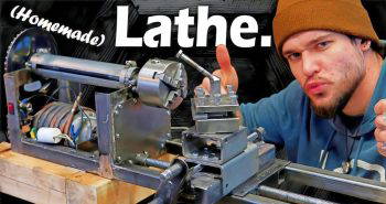 how to make a lathe at home