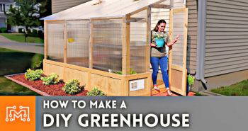 how to make a lean to greenhouse