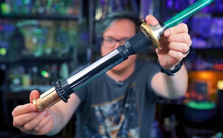 how to make a lightsaber at home