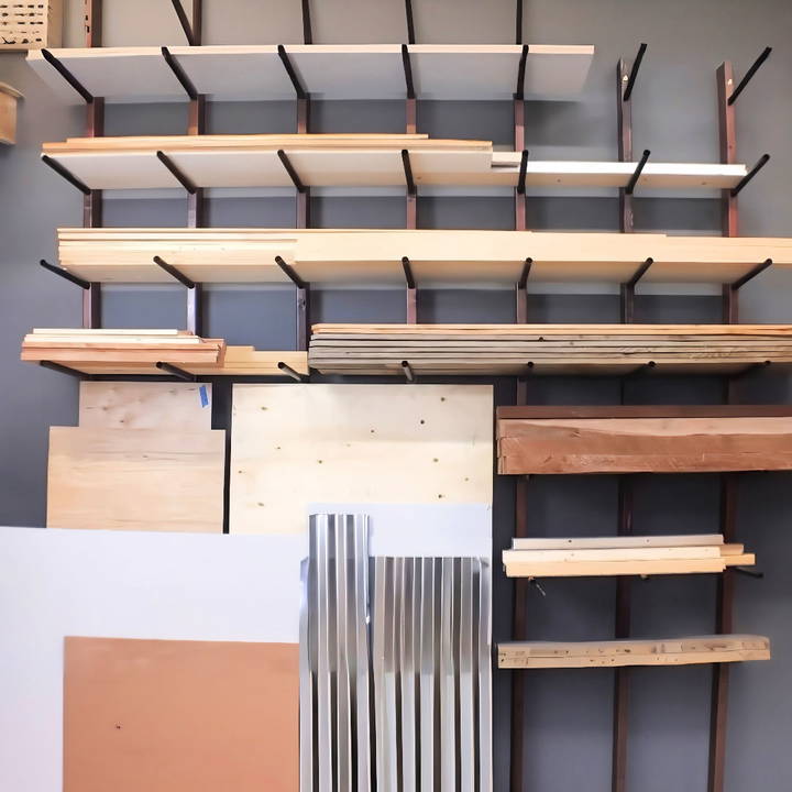 how to make a lumber rack