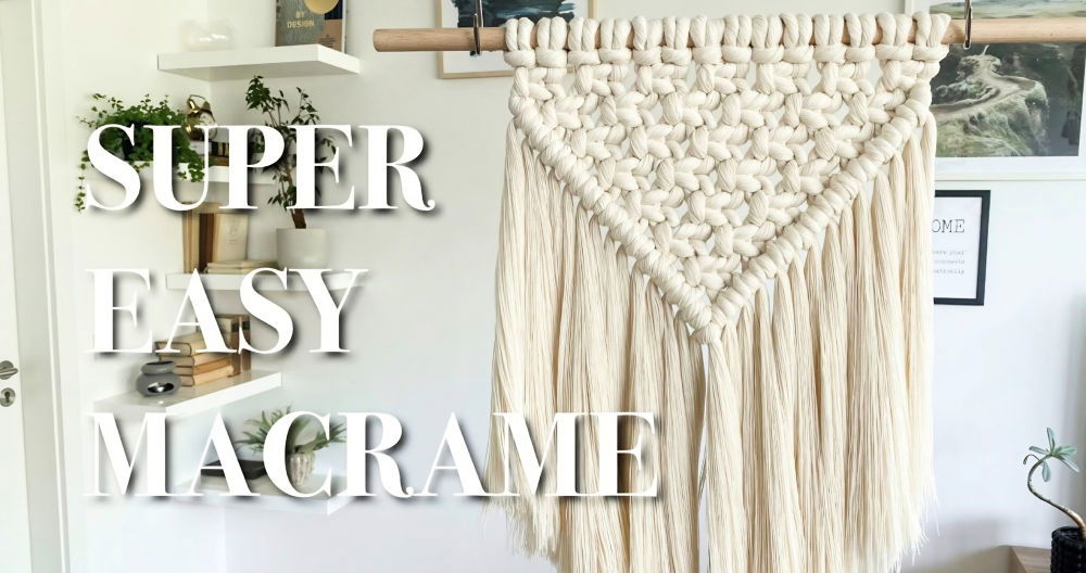 Easy DIY Macrame Wall Hanging Tutorial