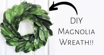 how to make a magnolia wreath