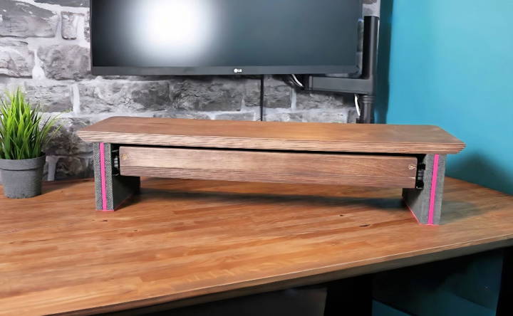 how to make a monitor stand