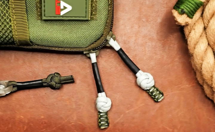 how to make a paracord zipper pull