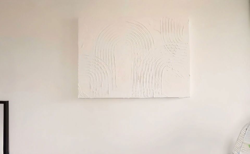 how to make a plaster art at home