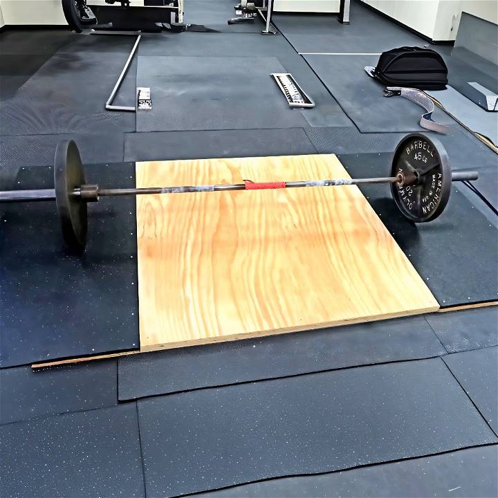 how to make a portable deadlift platform