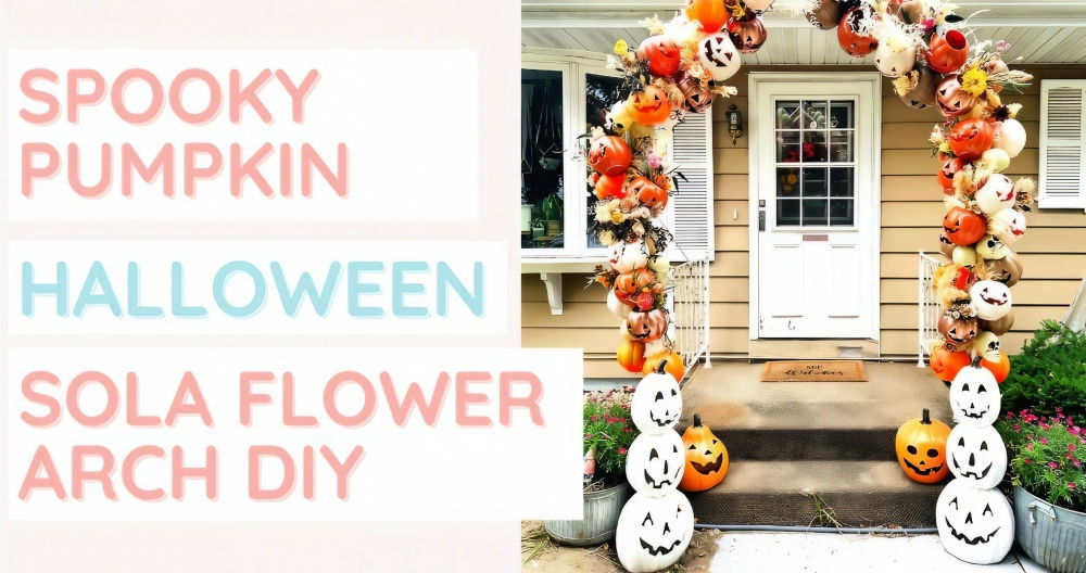 how to make a pumpkin arch