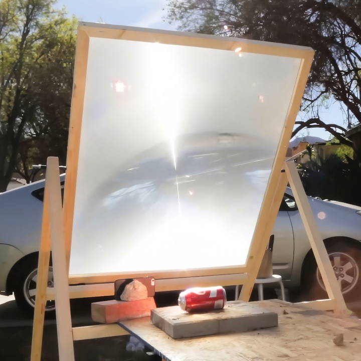 how to make a solar death ray