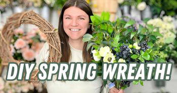 how to make a spring wreath