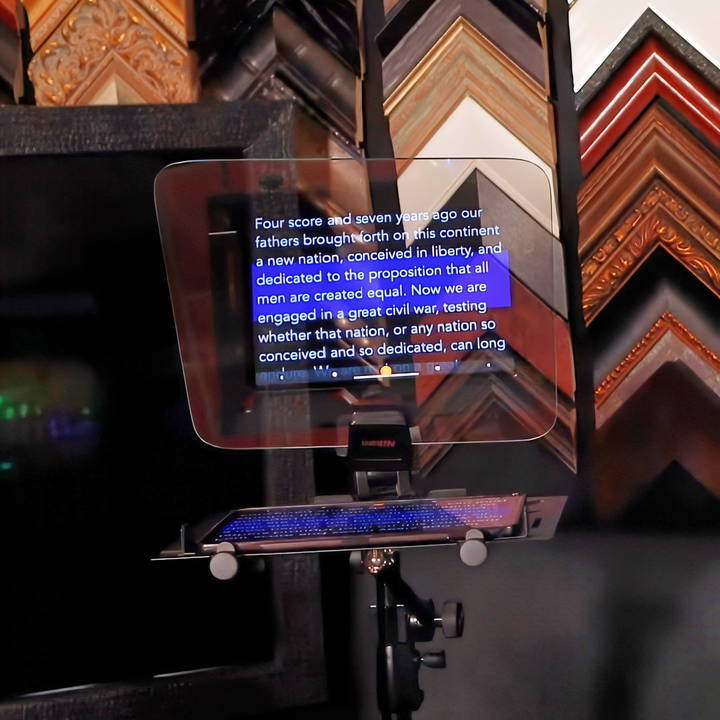 how to make a teleprompter