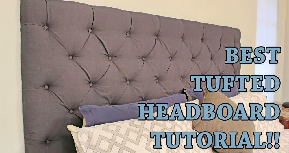 How to Make a DIY Tufted Headboard