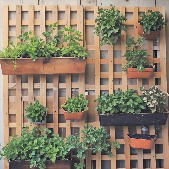 how to make a vertical wall garden