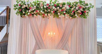 how to make a wedding backdrop