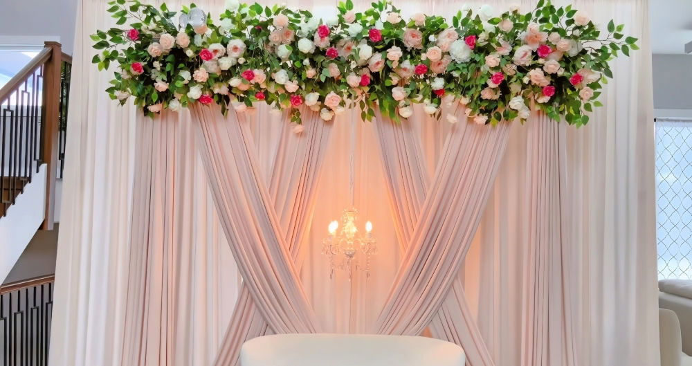 DIY Wedding Backdrop You Can Make at Home