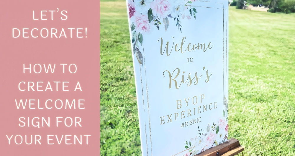 how to make a welcome sign