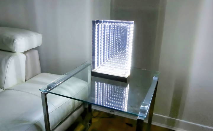 how to make an infinity illusion mirror