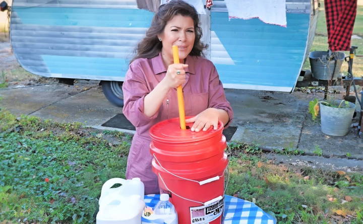 how to make an off grid washing machine