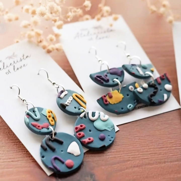 how to make clay earrings for beginners