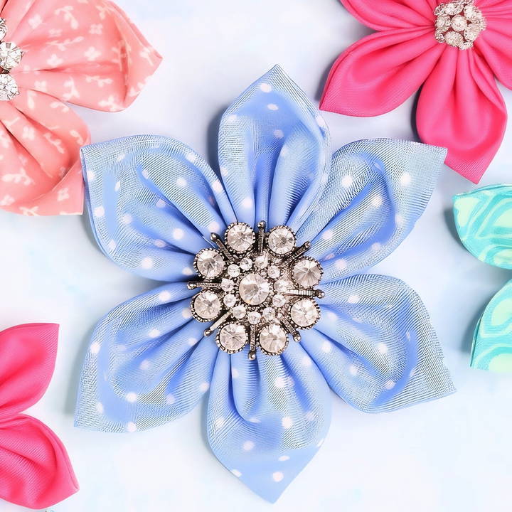 how to make fabric flowers