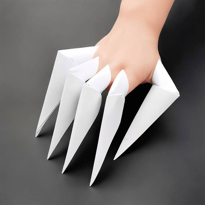 how to make origami paper claws