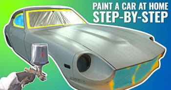 how to paint a car at home