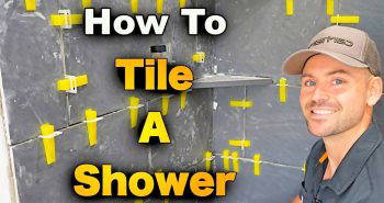 how to tile a shower