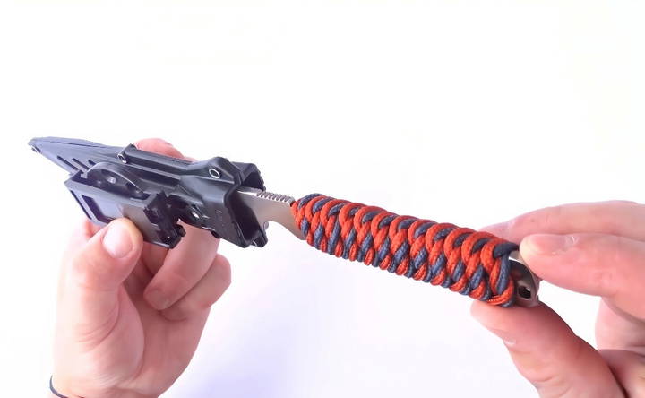 how to wrap a knife handle with paracord